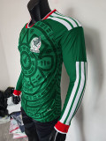 26/27 Mexico Home Long Sleeve Player Version Soccer Jersey长袖