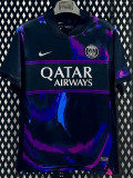 25/26 PSG Special Edition Black & Blue Fans Soccer Jersey