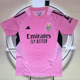 25/26 Benfica Goalkeeper Pink Fans Soccer Jersey