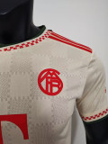 25/26 Bayern Special Edition Beige Player Version Soccer Jersey