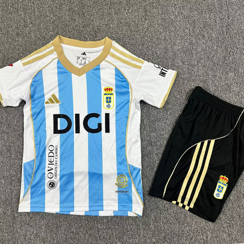 25/26 Real Oviedo Third Kids Soccer Jersey