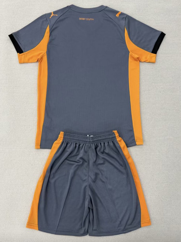 25/26 Derby County F.C Away  Kids  Soccer Jersey
