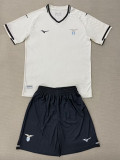 25/26 Lazio Away Kids Fans Soccer Jersey