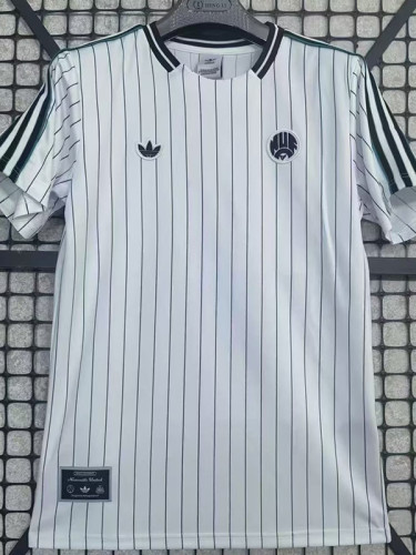 25/26 Newcastle Retro Edition White Fans Soccer Jersey