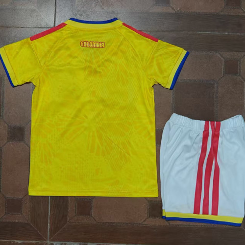 26/27 Colombia Home Kids Soccer Jersey
