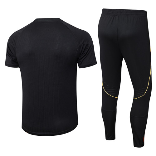 25/26 Marseille Black Player Version Training shirts &Black pants