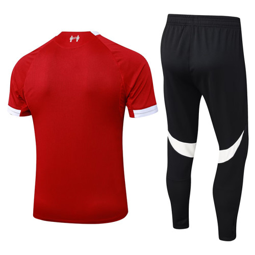 25/26 LIV Home  Player Version Soccer Jersey&Black pants