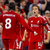 25/26 LIV Home  Player Version Soccer Jersey&Black pants