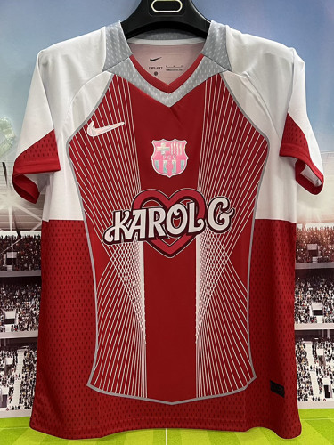 25 /26 BAR Red&White Special Edition Fans Soccer Jersey前后广告