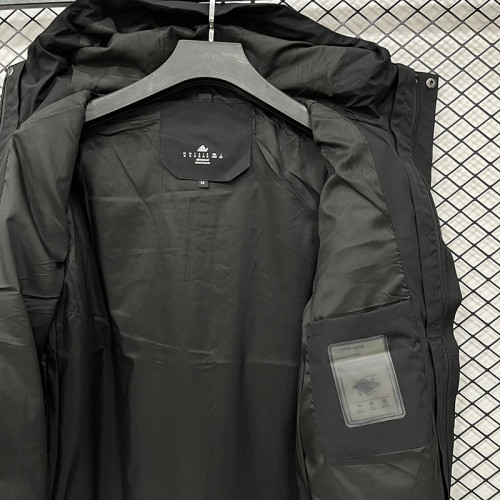 25/26ＡＤ Black Thickened Assault  Hooded Windbreaker #H004