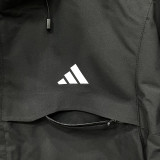 25/26ＡＤ Black Thickened Assault  Hooded Windbreaker #H004