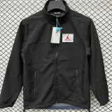 25/26 RK907JD BlackThickened Assault Stand Collar Windbreaker (立领加厚冲锋衣）