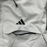 25/26ＡＤ Grey Thickened Assault  Hooded Windbreaker #H004