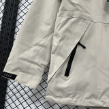 25/26 DESCENTE Khaki  Thickened Assault  Hooded Windbreaker #H003