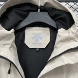 25/26 DESCENTE Khaki  Thickened Assault  Hooded Windbreaker #H003