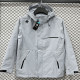25/26 DESCENTE Grey Thickened Assault  Hooded Windbreaker #H003