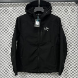 25/26 RK Archaeopteryx Black Thickened Assault  Hooded Windbreaker#1101 (加厚冲锋衣）