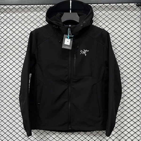 25/26 RK Archaeopteryx Black Thickened Assault  Hooded Windbreaker#1101 (加厚冲锋衣）