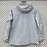 25/26 NK Grey Thickened Assault  Hooded Windbreaker #H001