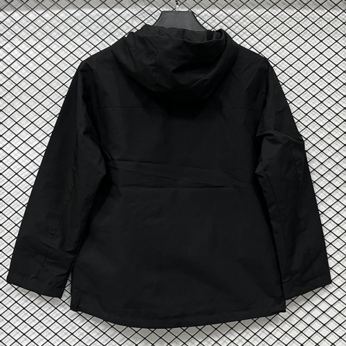 25/26 NK Black Thickened Assault  Hooded Windbreaker #H001