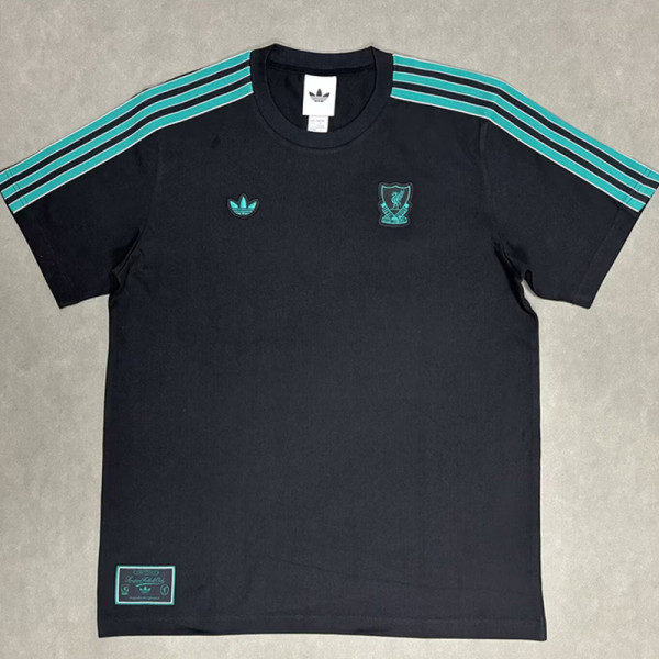 25/26 LIV Retro Edition Black Fans Soccer Jersey