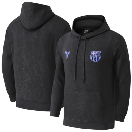 25/26 BAR Snake Pattern Fleece Black Hoody(加绒）