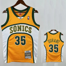 07/08 Thunder DUR ANT # 35 YellowRetro Edition Top Quality Hot Pressing NBA Jersey 07/08 Thunder DUR ANT # 35 YellowRetro Edition Top Quality Hot Pressing NBA Jersey