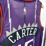 25/26 Raptors CARTER # 15 Purple Retro Edition Top Quality Hot Pressing NBA Jersey