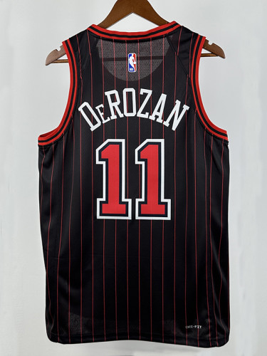 25/26 BULLS DEROZAN # 11 Flying Man Limited Edition Top Quality Hot Pressing NBA Jersey