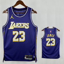 25/26 LAKERS JAMES #23 Purple Flying Man Top Quality Hot Pressing NBA Jersey(圆领) 25/26 LAKERS JAMES #23 Purple Flying Man Top Quality Hot Pressing NBA Jersey(圆领)