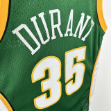 07/08 Thunder DUR ANT # 35 GreenＲetro Edition Top Quality Hot Pressing NBA Jersey