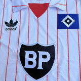 1982/1983 Hamburger SV Home Long Sleeve Retro Soccer Jersey