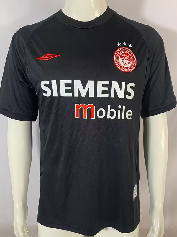 2004/2005 Olympiacos Black Retro Soccer Jersey (奥林匹亚科)