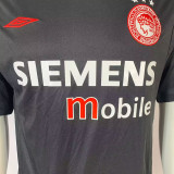 2004/2005 Olympiacos Black Retro Soccer Jersey (奥林匹亚科）