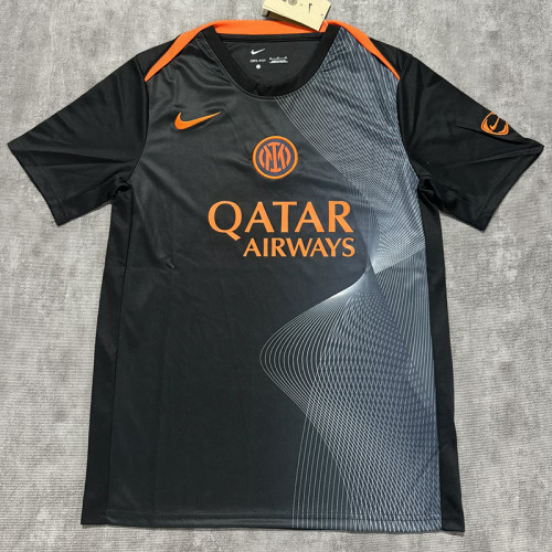 25/26  INT Black Pre Ｍatch Training shirt