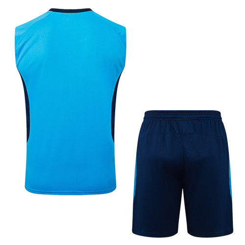 25/26 Grêmio Lake Blue Tank top and shorts suit#D25172