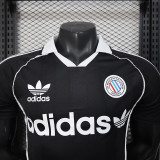 25/26Ｃlover Leisure Editio Black Fans Soccer Jersey
