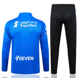 25/26 Al Hilal Blue Half Pull Tracksuit #B5100(半拉链)