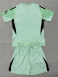 25/26 ARS  Goalkeeper Light Green Kids Soccer Jersey