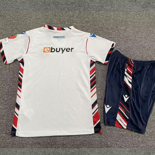 25/26 Bolton Home Kids Soccer Jersey