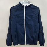 25/26 PSG Royal Blue &White Double Sided Windbreaker (双面风衣)