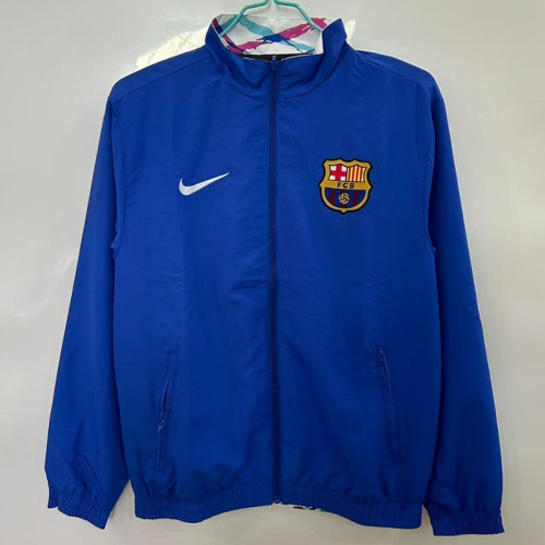 25/26 BAR Blue &White Puzzle Double Sided Windbreaker (双面风衣)