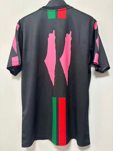 25/26 Palestine Arabic Special Edition Black Fans Soccer Jersey