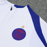 25/26 PSG White Half Pull Tracksuit (半拉链)