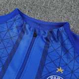 25/26 PSG Blue Ｇrid Half Pull Tracksuit (半拉链)