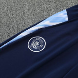 25/26 Man City White Lightning Half Pull Tracksuit  (半拉链)