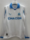 25/26  Marseille Home Long Sleeve Fans Soccer Jersey