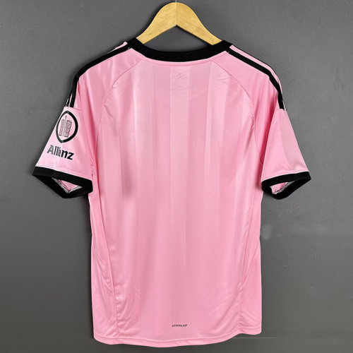 25/26 Bayern Goalkeeper Pink Fans Soccer Jersey