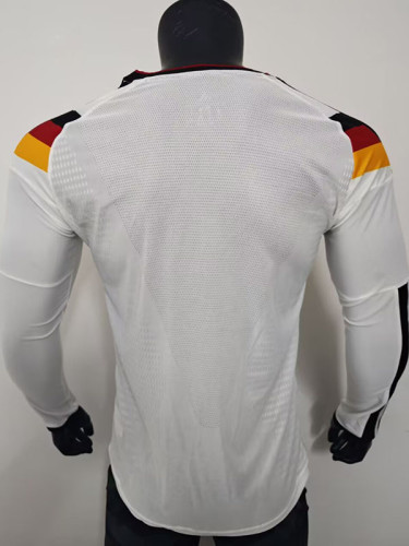 26/27Germany Home Long Sleeve Player Version Soccer Jersey#带四星