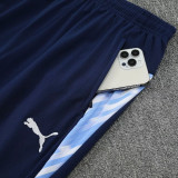 25/26 Man City White Lightning Half Pull Tracksuit  (半拉链)